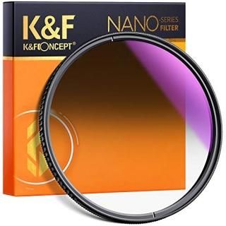 K&F Concept 67mm HD Soft GND8 Lens Filter 3 Stop 0.9 Soft Graduated Neutral Dens