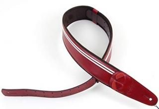Right On! Straps MOJO Race/Red stripe Guitar Strap Made in Spain