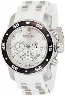 Invicta Men's 48mm Chronograph White Polyurethane flame fusion Date Watch 20290