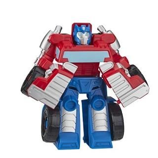 Transformers Playskool Heroes Rescue Bots Academy Optimus Prime Converting Toy 4