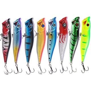 Type 2-10PCS - Sougayilang Fishing Lures Large Hard Bait Minnow VIB Lure with Tr