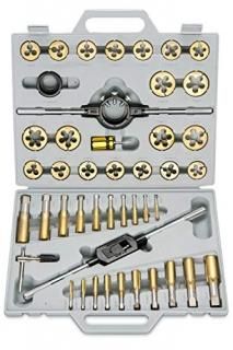 Neiko 00916A SAE Pro-Grade Large-Diameter Titanium Tap & Die Set 45 Piece by Nei