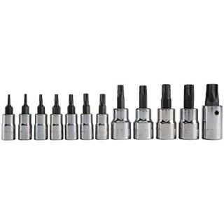 CRAFTSMAN Torx Bit Socket Set Tamper Proof 12-Piece CMMT49293
