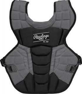 Rawlings Velo 2.0 Adult NOCSAE Baseball Catcher's Chest Protector Black and Grap