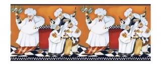 Border Orange .143 - York Wallcoverings BG1680BD Chef's A-Cookin' Border