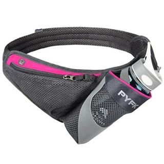 PYFK Running Belt Hydration Waist Pack with Water Bottle Holder for Men Women Wa