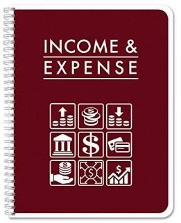BookFactory ӥ֥ͥå/㡼ʥ/֥å - 磻䡼-O Income & Expense - 8.5 x 11 Wire-O
