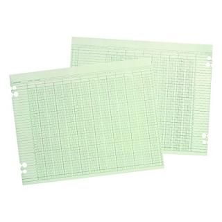 Wilson Jones G5024 Accounting Sheets 24 Columns 11 x 17 100 Loose Sheets Pack GN