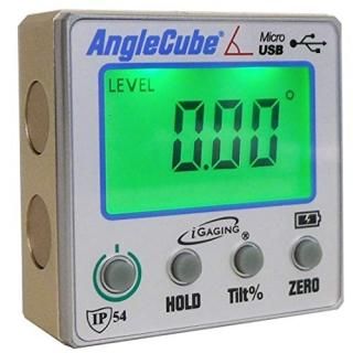 iGaging Angle Gage Backlit Digital Electronic Magnetic Level/Protractor/Bevel Ga