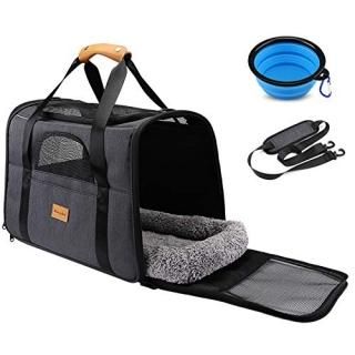 morpilot Pet Travel Carrier Bag Portable Pet Bag - Folding Fabric Pet Carrier Tr