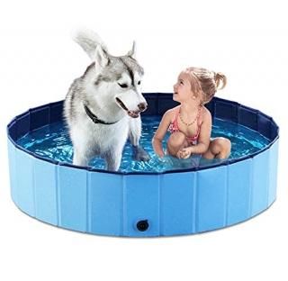 Jasonwell Foldable Dog Pet Bath Pool Collapsible Dog Pet Pool Bathing Tub Kiddie