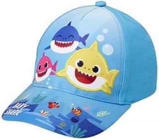 Nickelodeon Toddler Boys' Baseball Cap Baby Shark Curved Brim Snap-Back Hat Size