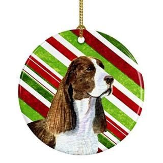 Carolines Treasures SS4582-CO1 Springer Spaniel Candy Cane Holiday Christmas Cer