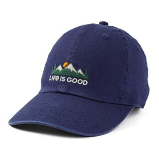 Life is Good Chill Cap Life is Good Mountains Darkest Blue One Size