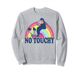 Disney The Emperor's New Groove Kuzco Rainbow No Touchy Sweatshirt