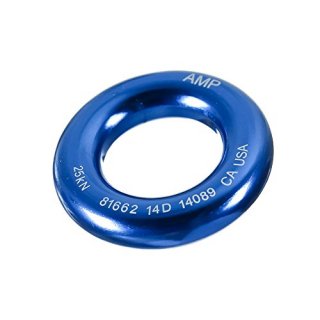 Fusion Climb Perfect Tension Aluminum O-Ring Small 2 Blue 25KN by Fusion