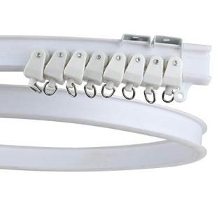 Z-colour Alloy Plastic Windows And Balcony Curtain Track Soft Curved Track Curve