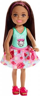 Barbie Club Chelsea Doll 6-inch Brunette with Fierce Tiger Graphic