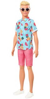 Barbie Ken Fashionistas Doll #152 with Fruit Print Shirt Toy for Kids 3 to 8 Yea