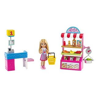 Barbie Chelsea Can Be Snack Stand Playset with Blonde Chelsea Doll 6-in 15+ Piec