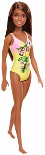 Barbie Doll Brunette Wearing Swimsuit for Kids 3 to 7 Years Old