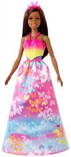 Barbie Dreamtopia Dress Up Doll Gift Set approx. 12-inch Brunette with 3 Fashion