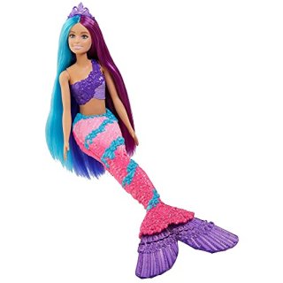 Barbie Dreamtopia Mermaid Doll 13-Inch with Extra-Long Two-Tone Fantasy Hair Hai