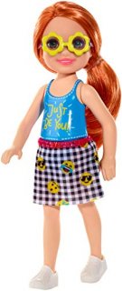 Barbie Club Chelsea Doll 6-inch Redhead with Flower-Shaped Sunglasses
