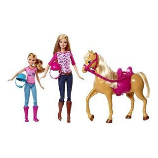 ޥƥMattel Barbie Pinktastic Sisters Riding Lessons CCT25 