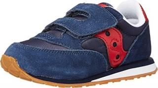 Saucony Boys' Baby Jazz HL Sneaker Navy Red 4 Wide US Toddler