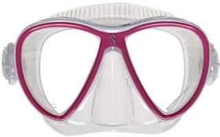 Scubapro Synergy Twin Mask with Comfort Strap - Pink - Clear Silicone