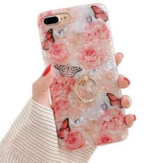 Qokey iPhone 8 Plus iPhone 7 Plus 5.5 ե塼ȥɥС ǥ 륺 360ٲž