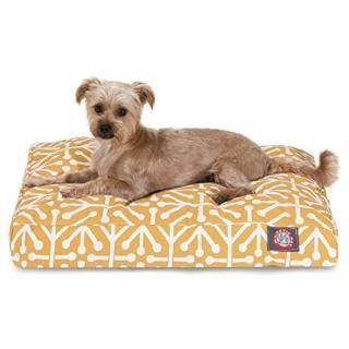 Citrus Aruba Small Rectangle Indoor Outdoor Pet Dog Bed With Removable Washable 