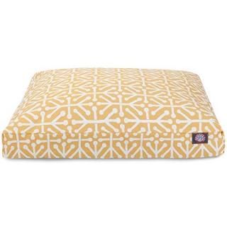 Citrus Aruba Medium Rectangle Indoor Outdoor Pet Dog Bed With Removable Washable