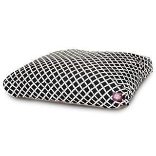 Majestic Pet Bamboo Print Rectangular Pet Bed Large Black 141