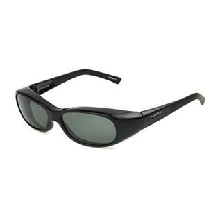 Dioptics Haven-Avalon Polarized Rectangular Fits Over Sunglasses Black Medium