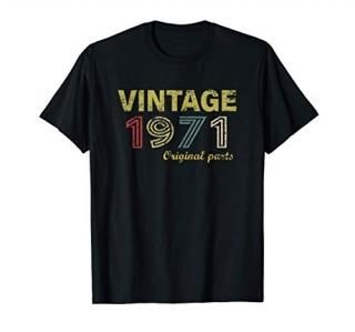 Vintage 1971 Cool 50 Year Old 50th Birthday Gift Men Women T-Shirt