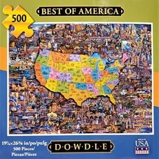 Dowdle Folk Art Best of America ѥ 500ԡ 19 1/4 x 26 5/8