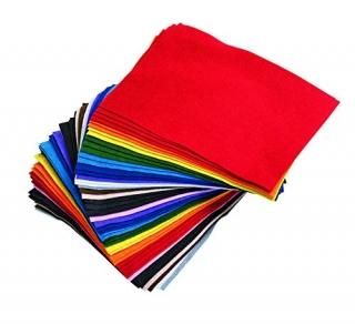 Colorations Felt Colored Felt 9 x 12 50 Sheets
