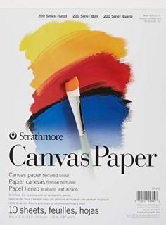 Strathmore 200 Canvas Paper Pad 9 x 12 by Strathmore
