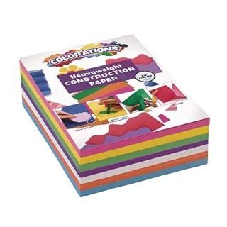 Colorations BRITESTK Bright Construction Paper Smart Pack Multicolor Variety Pac
