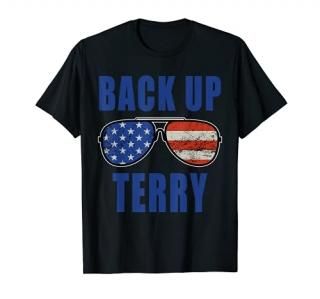 Back-Up Terry American Flag USA 4th Of July Sunglasses T-Shirt