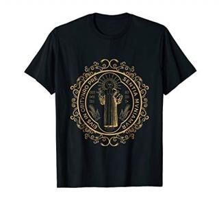 Saint Benedict Medal Christian t-shirt