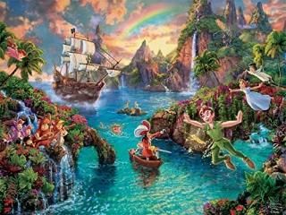 Ceaco The Disney Collection - Peter Pan Puzzle by Thomas Kinkade Puzzle 750 Piec