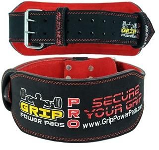 Regular Belts 6 Wide Medium 70cm - 90cm Waist Size - Grip Power Pads Weightlifti