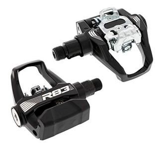 BV Bike 9/16'' Dual Pedals Compatible with Both Shimano SPD and Look Delta- Spin