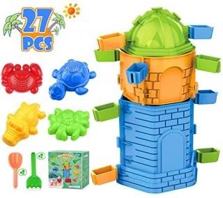 Beach Sand Toys Set for Toddlers 3 4 5 6 7 8 9 10 3-10 Years Old 27 PC - Baroque