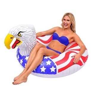 GoFloats American Screaming Eagle Pool Float Party Tube  The Most Patriotic Floa