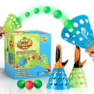YoYa Toys Pop & Catch Launcher Basket With 3 Balls For Girls Boys Adults Indoors