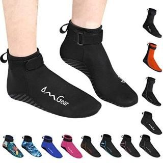 Water Socks Neoprene Socks Beach Booties Shoes 3mm Glued Blind Stitched Anti-Sli